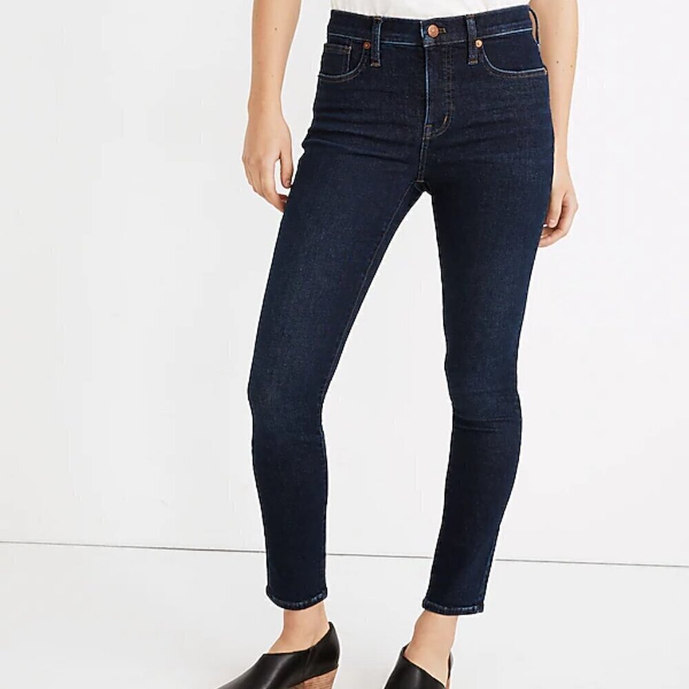 Madewell 9" Mid-Rise Skinny Jeans in Orland Wash Size 31Tencel Denim Edition - Picture 11 of 12